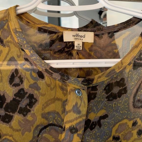 Wilfred Silk Floral Blouse - Picture 2 of 3